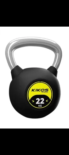 Kettlebell 22kg Rubber Kikos Pro Revestido com PVC 