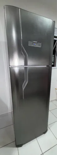 Geladeira Electrolux Frost Free 400L Inox Turbo Freezer - Excelente Estado