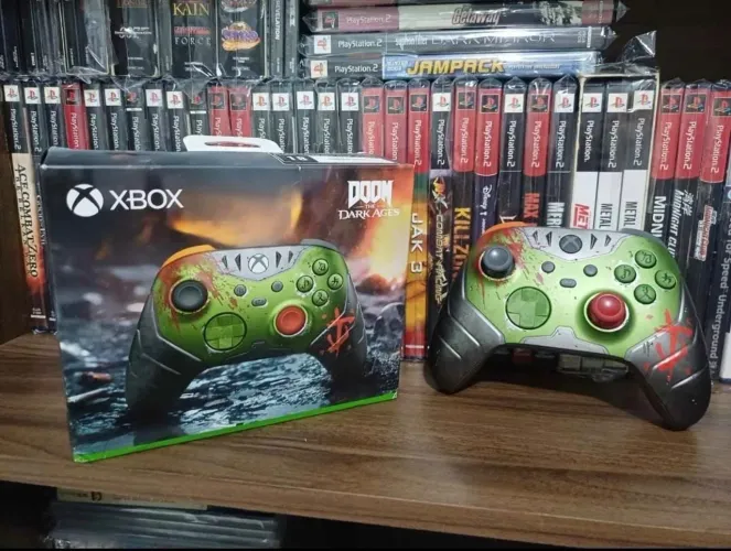 Controle Xbox Doom The Dark Ages Edição Limitada Original com Caixa