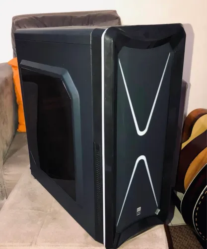 Gabinete gamer Br-one H01b preto s/ fonte dimensão (NOVO)