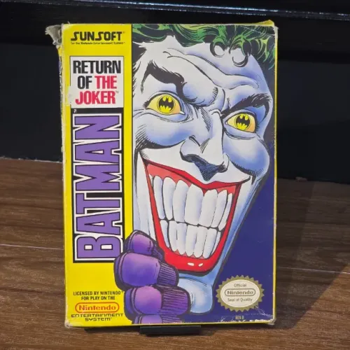 Jogo Batman Return of The Joker Nintendo NES Original Americana