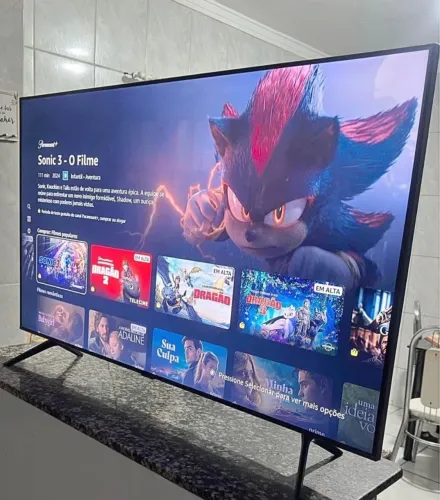 Smart TV 32 Tela Infinita Comando de Voz Completa
