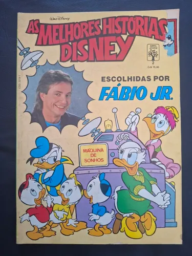 As Melhores Historias Disney Numero 2 Editora Abril Jovem - Escolhidas por Fabio Jr.