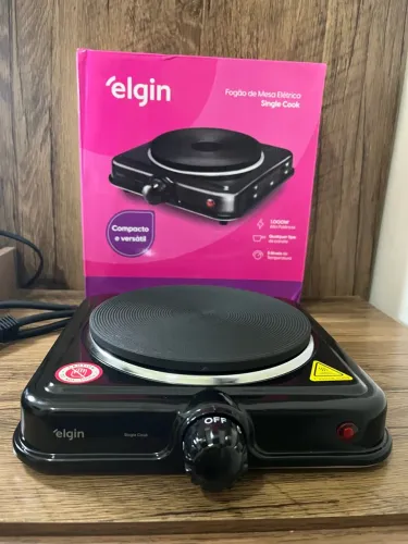 Fogão de mesa elétrico elgin 1 boca 110V