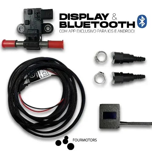 Leitor Etanol Mistura Combustível + Temp. Fourmotors C/ App
