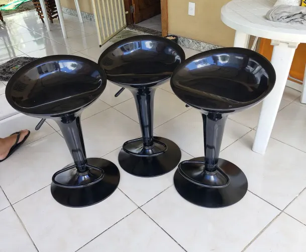 Conjunto c 3 banquetas  hidráulica 