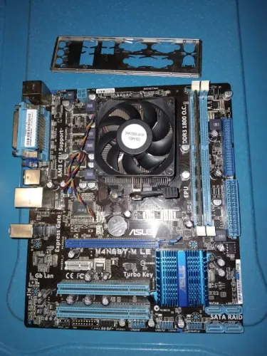 kit placa mãe Asus m4n68t-m Le + 4gb DDR3 + Phenom ii x3 710 amd