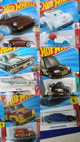 Miniatura Hotweels Raras: 96 Porshe Carrera,Quick Chat,64 Impala,Ferrari SF90,94 Supra