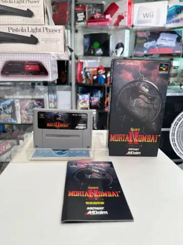 JOGO MORTAL KOMBAT 2 (JPN) NA CAIXA SEMINOVO - SUPER FAMICOM