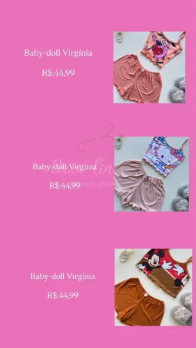 Lindos baby Dolls e macaquinhos 