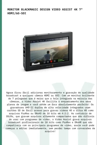 VENDA DE EQUIPAMENTOS AUDIOVISUAL - ACESSORIOS