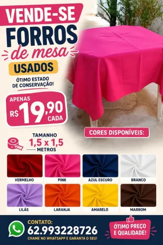 Forros de mesa usados