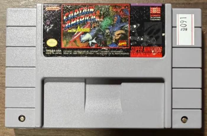 Captain America and the Avengers Original SNES Super Nintendo 091