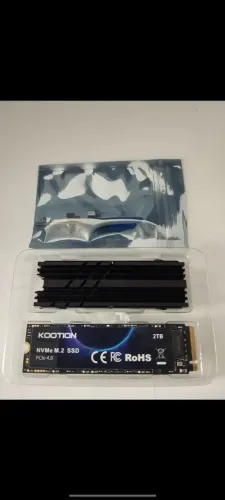 SSD nvme de 2T kootion x16 plus 7400MB/s + dissipador em alumínio
