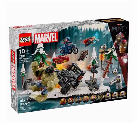 Blocos de Montar - Vingadores Era de Ultron - 613 peças - LEGO Marvel