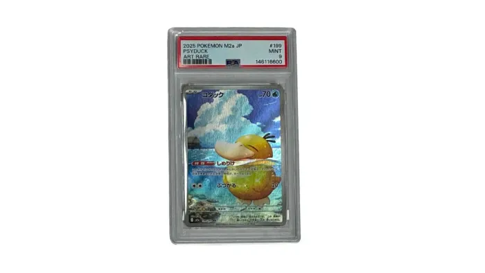 Carta graduada PSA 9 JP Psyduck - Mega Dream