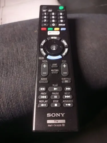 Controle remoto original sony modelo RMT TX 102 B