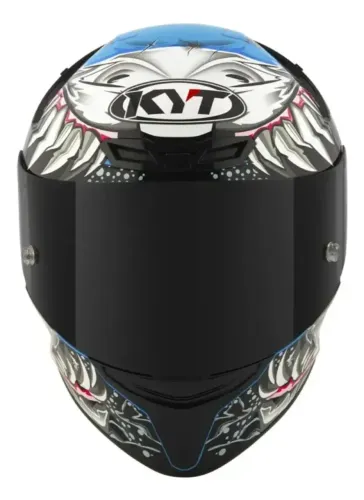 Capacete Kyt Tt-course Megalodon - Azul *LANÇAMENTO*