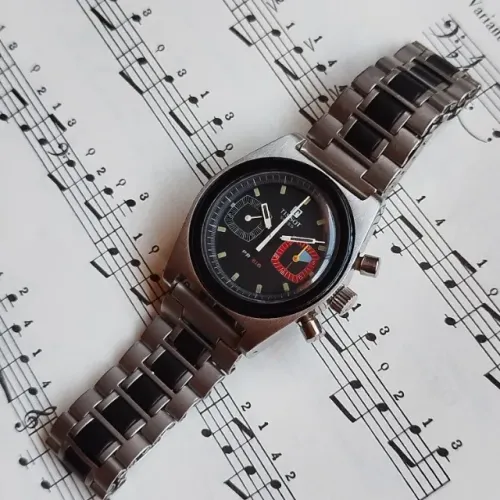Relógio tissot pr516 cronógrafo lemania 