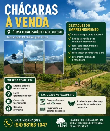 Venda de Chácaras