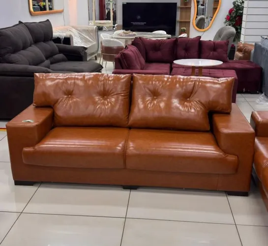 Vendo sofá de 3 lugares novo e lacrado