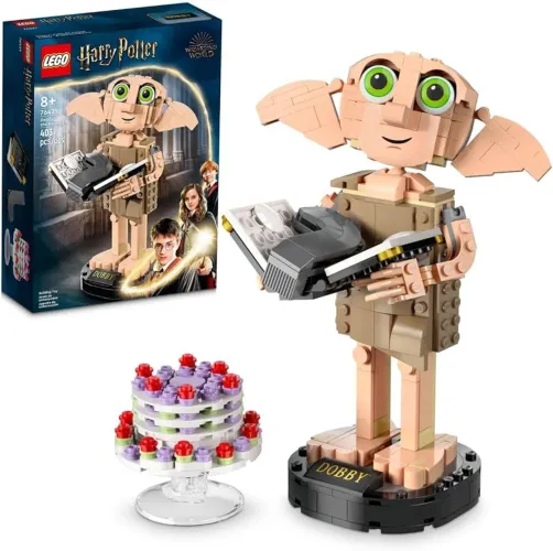 LEGO Set Harry Potter TM 76421 Dobby o Elfo de Casa 403 peças Lacrado de Fábrica