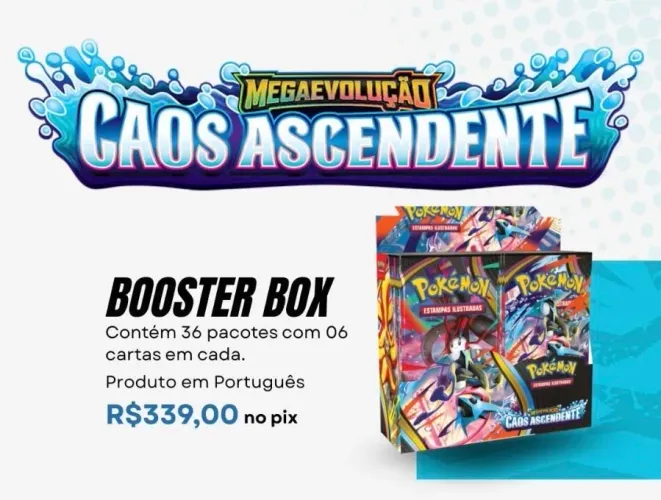 Booster Box Caos Ascendente Pokémon 