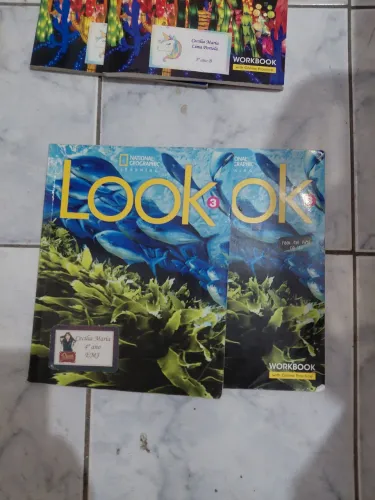 Livro de inglês Look 3,National Geographic 