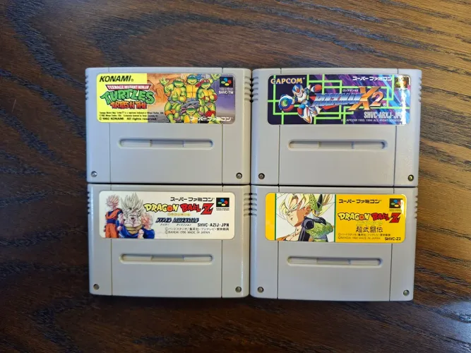 Lote jogos originais Super Famicom/Super Nintendo