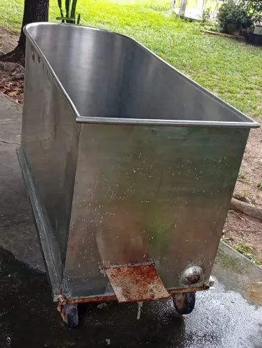 Banheira em aço inox 464 litro