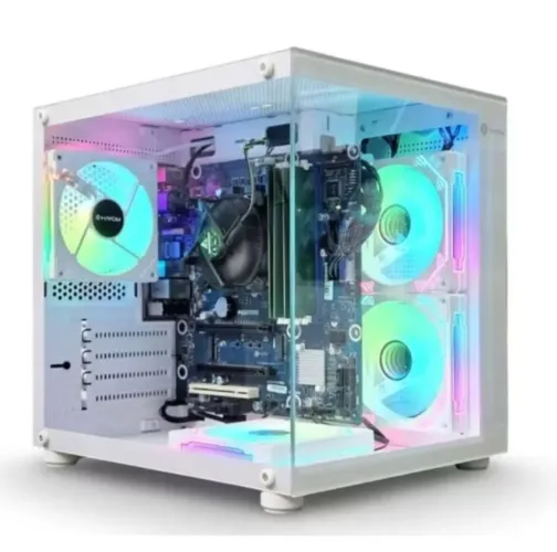 PC Gamer Intel i5 de 4a | RX 580 Opcional | Gabinete Aquário | Até 16Gb de RAM e 1Tb SSD