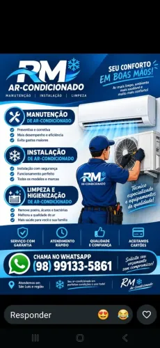RM Ar-Condicionado | Instalação, Manutenção e Limpeza em São Luís-MA