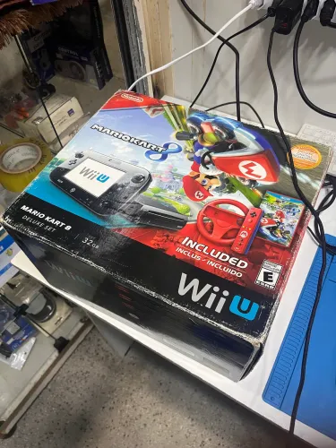 NINTENDO WII U BLACK COMPLETO 