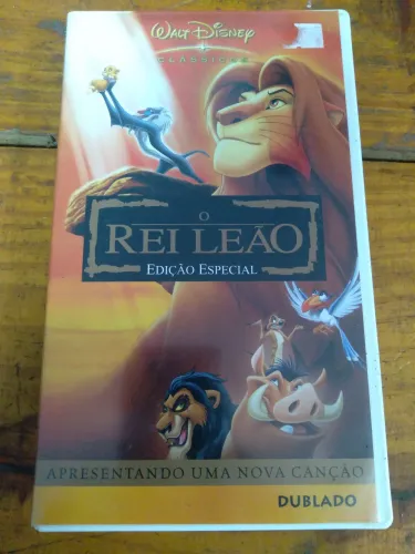 VHS O REI LEÃO LOTE