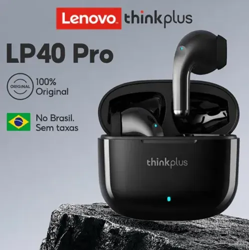 FONE DE OUVIDO SEM FIO LENOVO LP40 PRO - BLUETOOTH