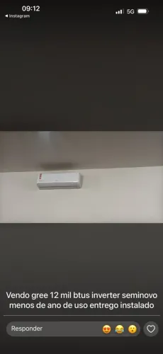 Ar condicionado gree 12 btus inverter