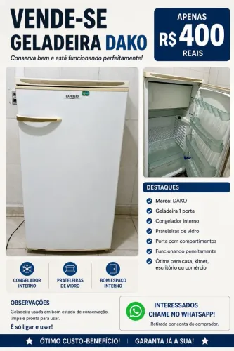 Geladeira DAKO