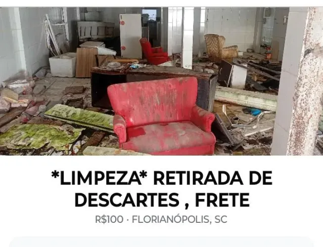 Entulho* frete* Toda G Florianópolis 
