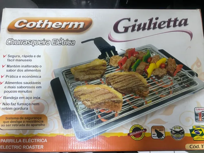 Churrasqueira Elétrica Cotherm Giulietta 220V (Com Caixa)