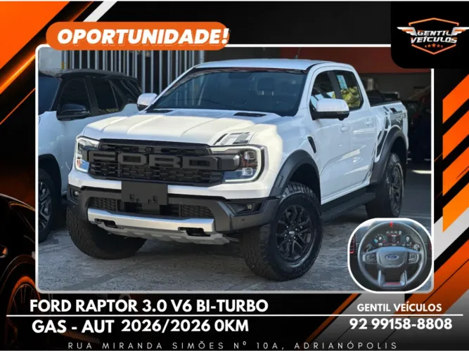 Ford Ranger Raptor 3.0 V6 Bi-turbo 4WD Aut. 2026