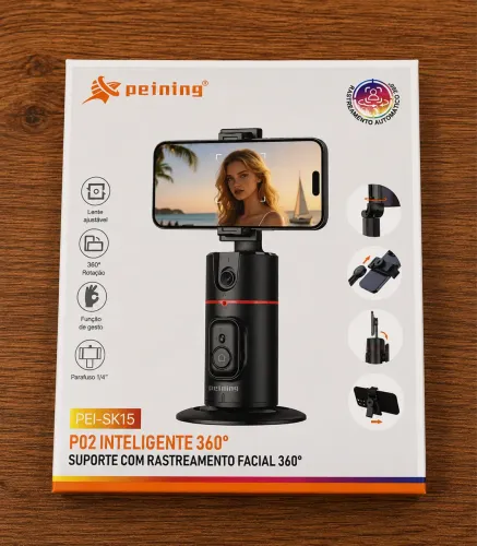 Suporte Inteligente 360 com Rastreamento Facial Peining PEI-SK15 Novo