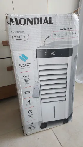 VENDO CLIMATIZADOR MONDIAL FRESH AIR CL-07L - NOVO, NUNCA USADO