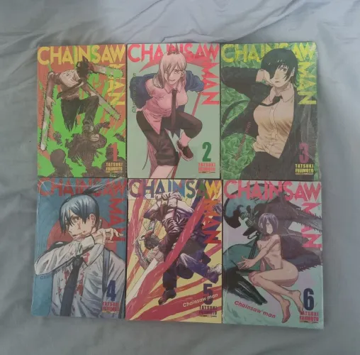 Mangas ChainsawMan NOVOS lacrados vol 1 ao 6
