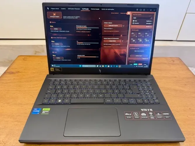 Notebook Acer Nitro V15 RTX 3050 - IMPECÁVEL!