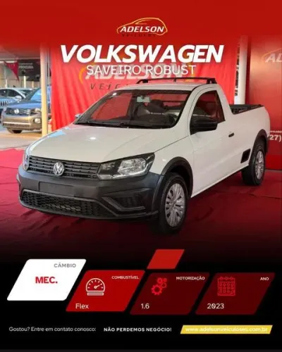 Volkswagen Saveiro Robust 1.6 Total Flex 8V 2023