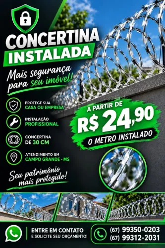 Instalação de Concertina
