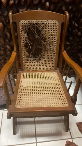 Restauração de cadeiras de palhinhas