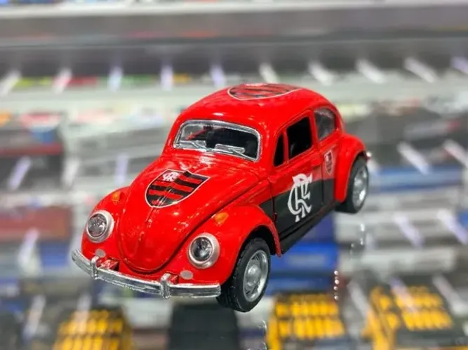 Carro Miniatura Fusca Time Flamengo 1:36