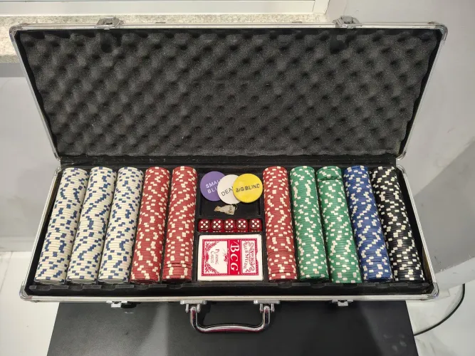 Maleta Poker 500 fichas