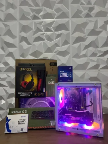 PC Gamer Aquário, RX 580 , Core i5